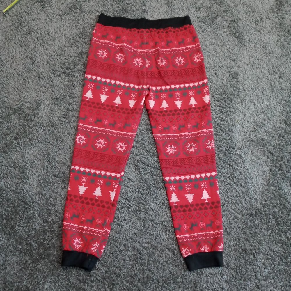 Seven Oaks Pajama Pants Womens Size Medium Christmas Trees Snowflakes Flannel